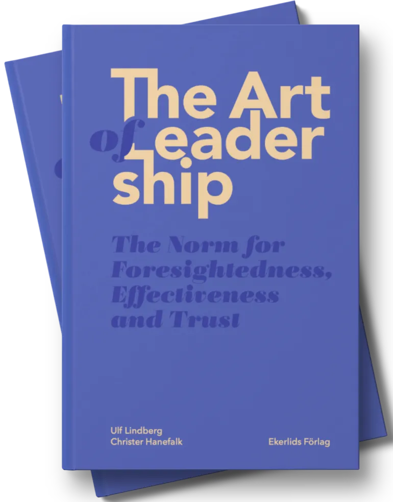 Cover image of 'The Art of Leadership' by Ulf Lindberg and Christer Hanefalk, available for purchase at $29.00 USD.